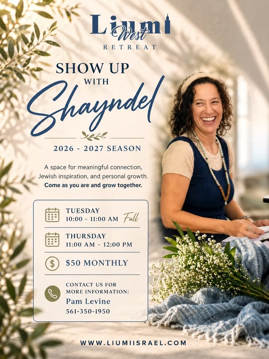 Flyer for Show Up With Shayndel