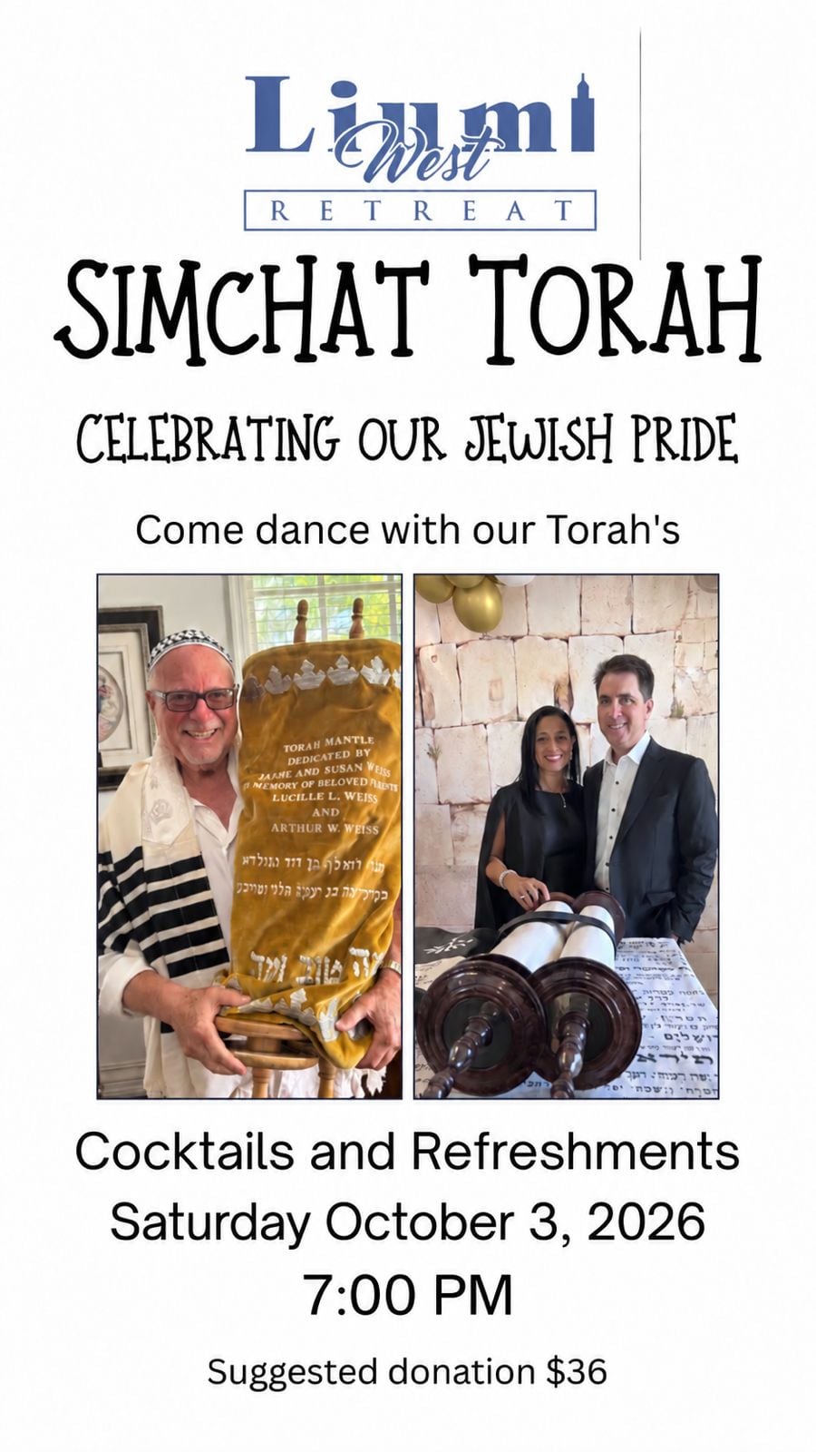 Flyer for Simchat Torah